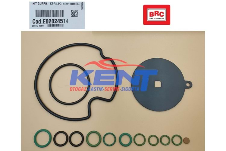 KIT LPG MEK. MLZ. BRC REG SEQ 1200 COMFORT TAMİR TAKIMI